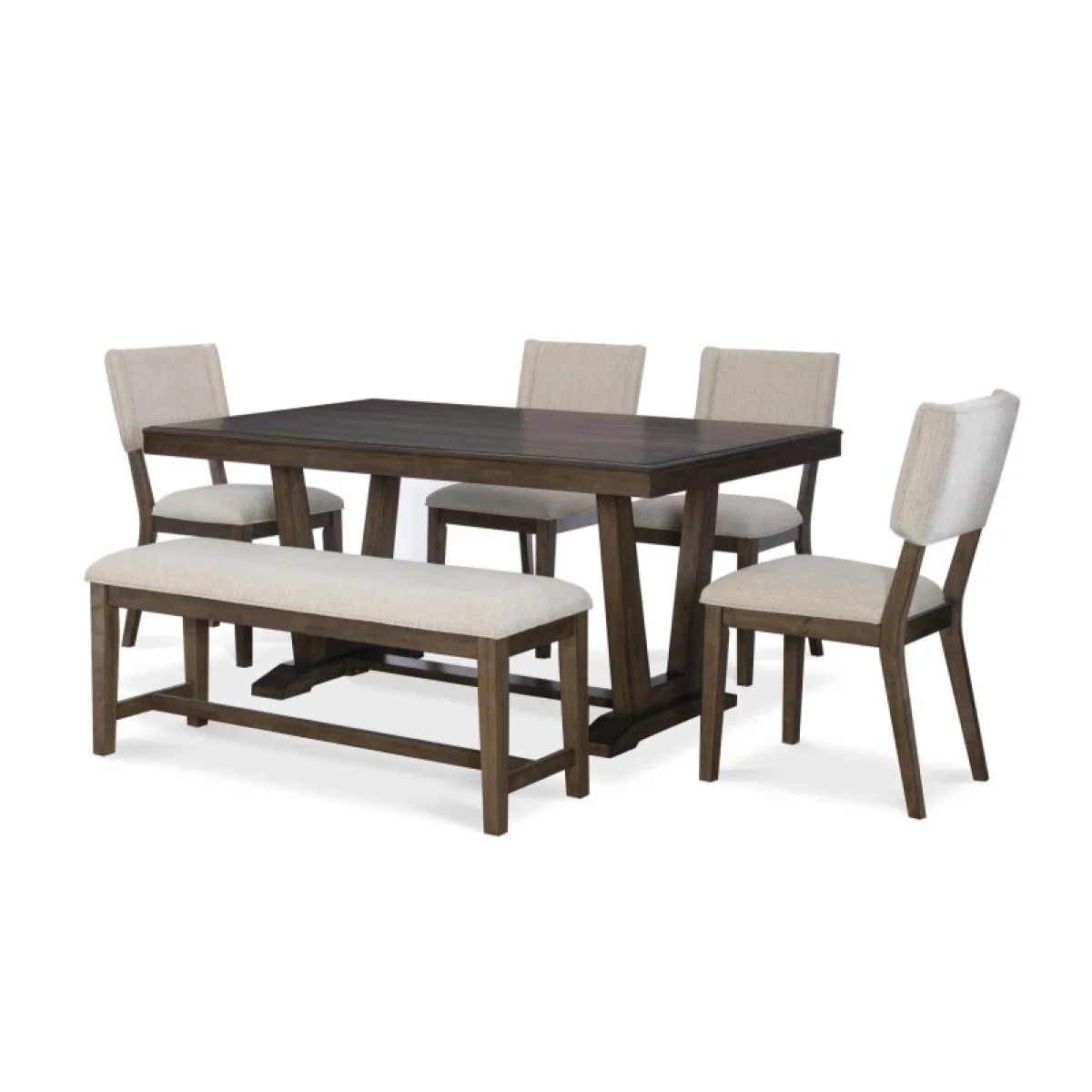 Brown Transitional Dining Table Dining Tables Brown 8