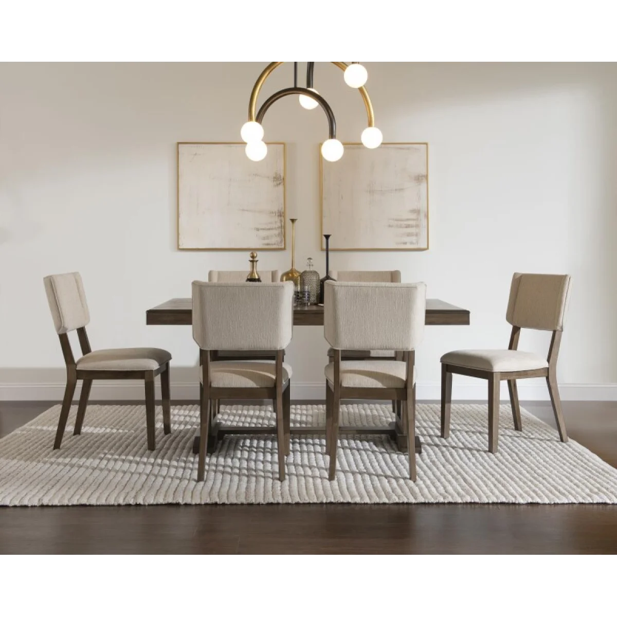 Brown Transitional Dining Table Dining Tables Brown 12