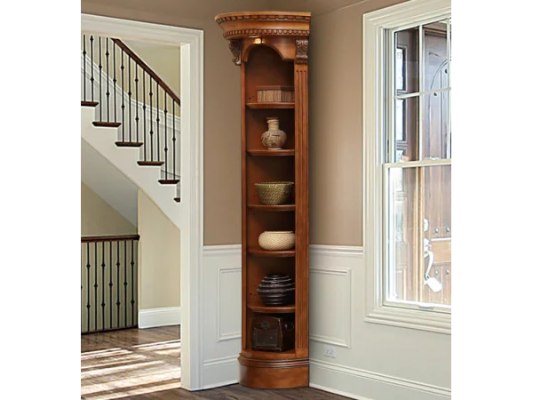 Huntington 32 In. Glass Door Cabinet Bookcases Antique Vintage Pecan 19 Huntington 32 In. Glass Door Cabinet Bookcases Antique Vintage Pecan 19