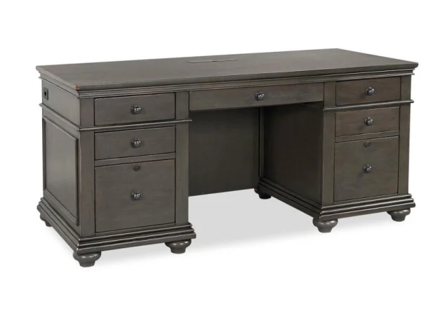 Oxford 66″ Executive Desk Desks Aspen Home