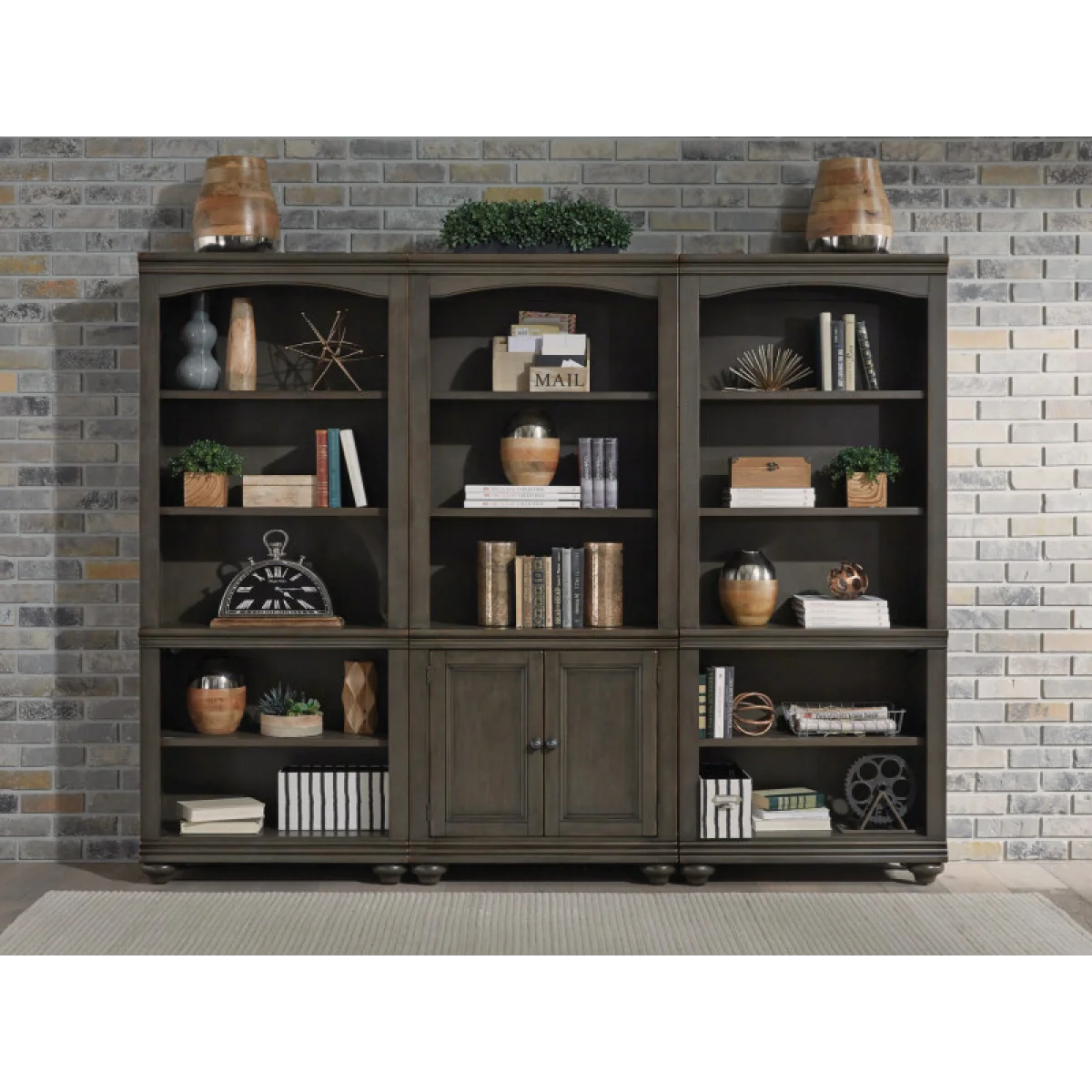 Oxford Door Bookcase Bookcases Aspen Home 6