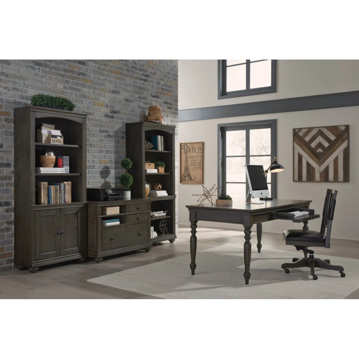 Oxford Door Bookcase Bookcases Aspen Home 8