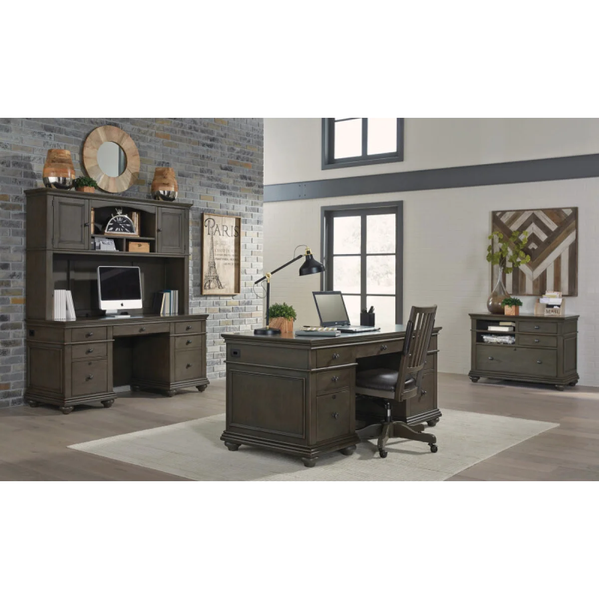 Oxford Combo File Office Storage Aspen Home 6