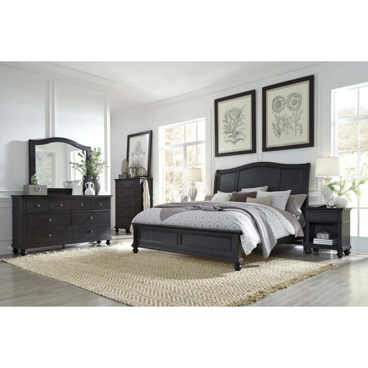 Oxford Queen Low Profile Fb Bed Parts Aspen Home 18