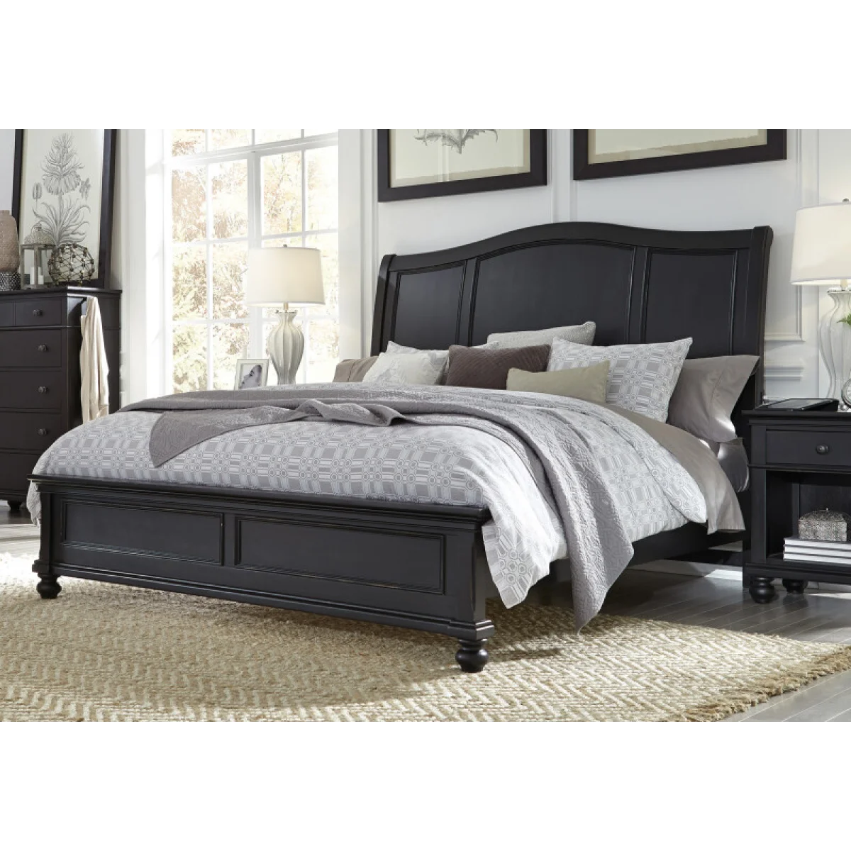 Oxford Queen Low Profile Fb Bed Parts Aspen Home 19