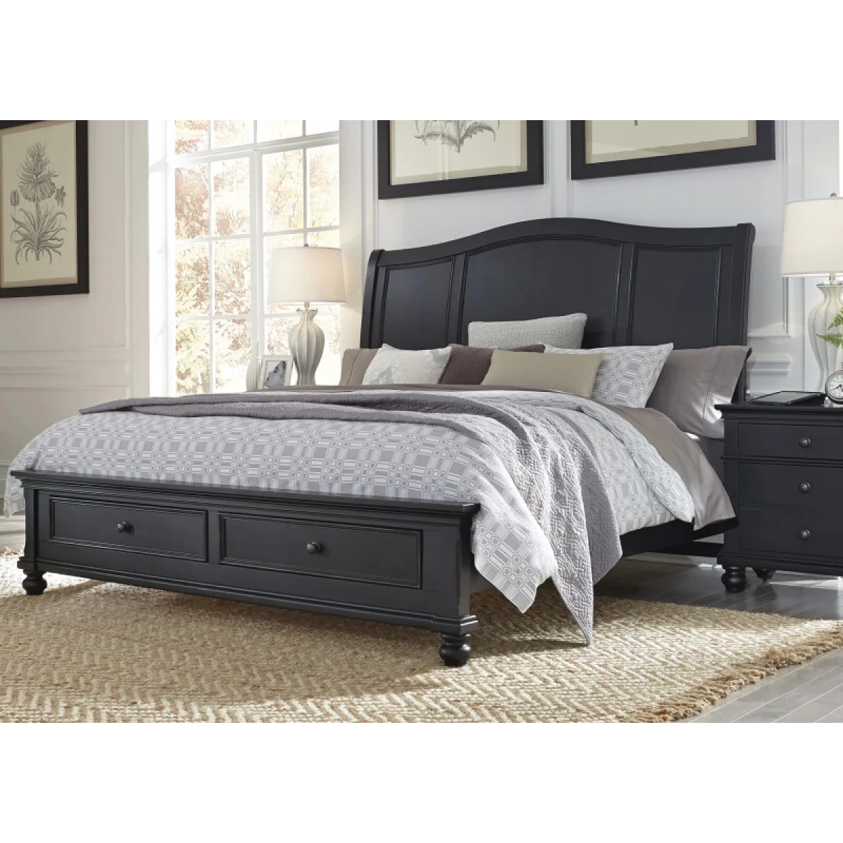 Oxford Queen Storage Fb Bed Parts Aspen Home 9