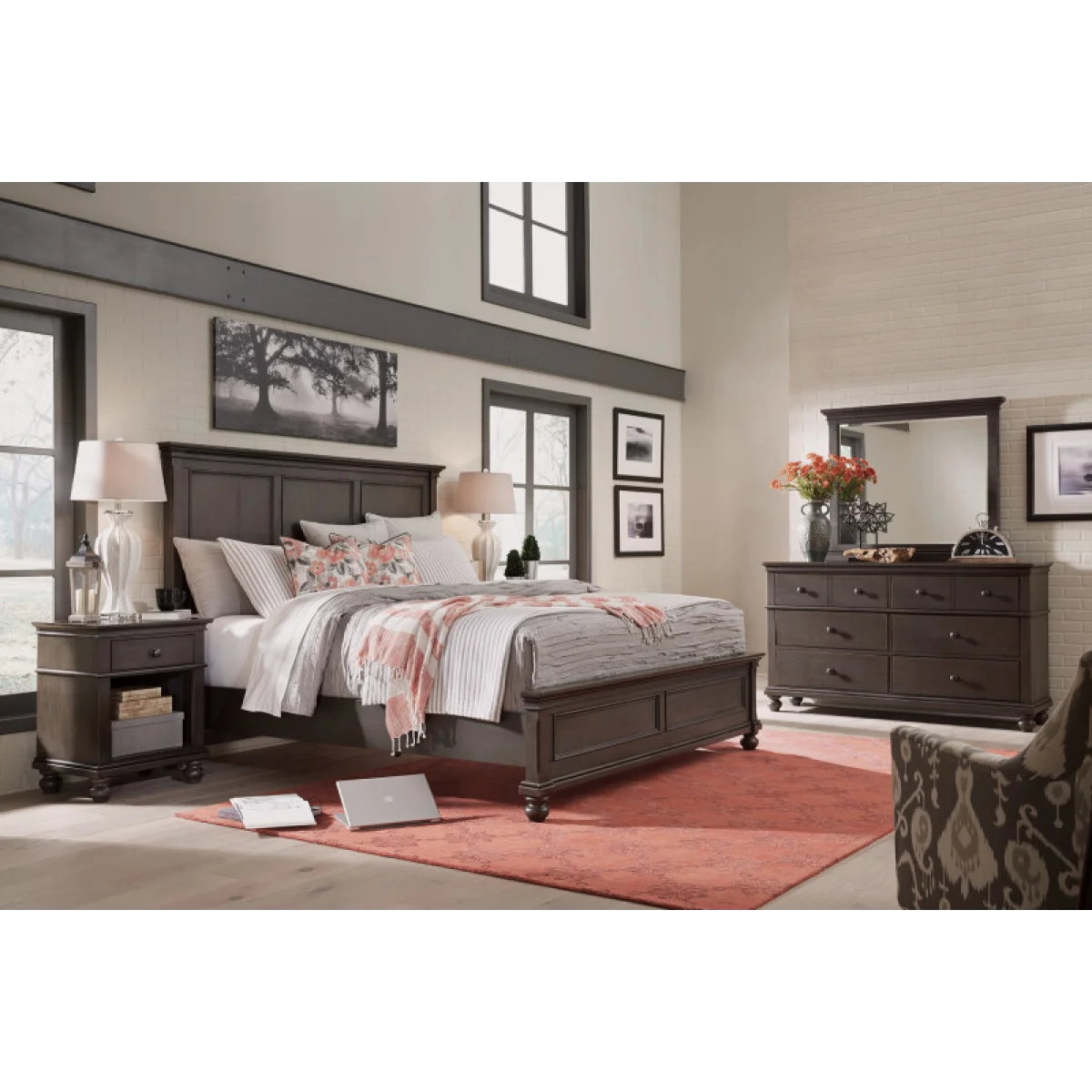 Oxford Queen Panel Hb Bed Parts Aspen Home 9