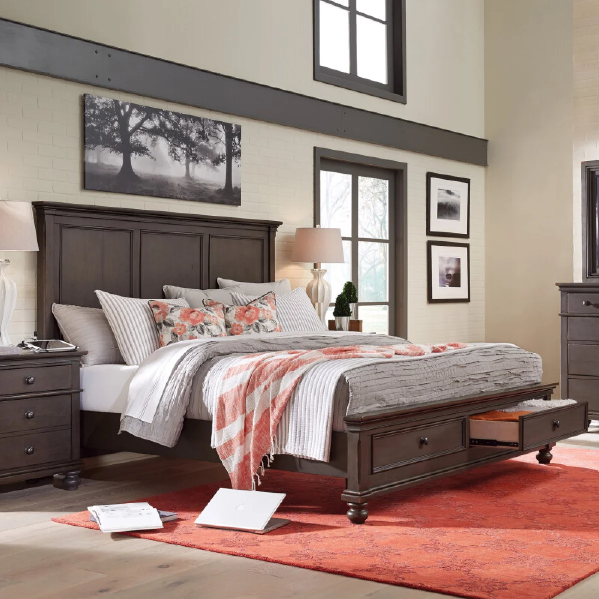 Oxford King Panel Hb Bed Parts Aspen Home 18