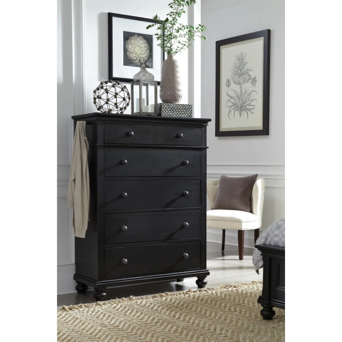 Oxford 5 Drawer Chest Chests Aspen Home 8