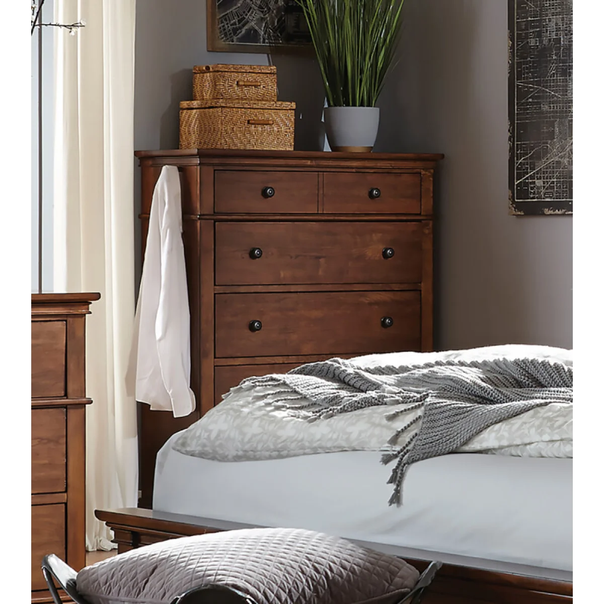 Oxford 5 Drawer Chest Chests Aspen Home 13