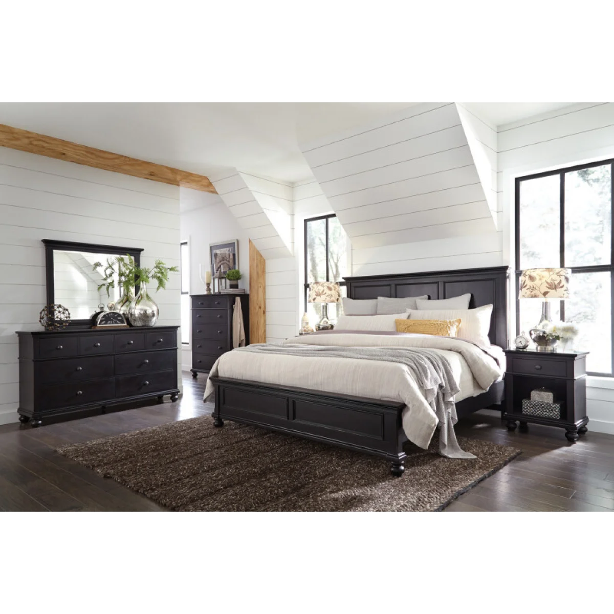 Oxford Landscape Mirror Bedroom Mirrors Aspen Home 6