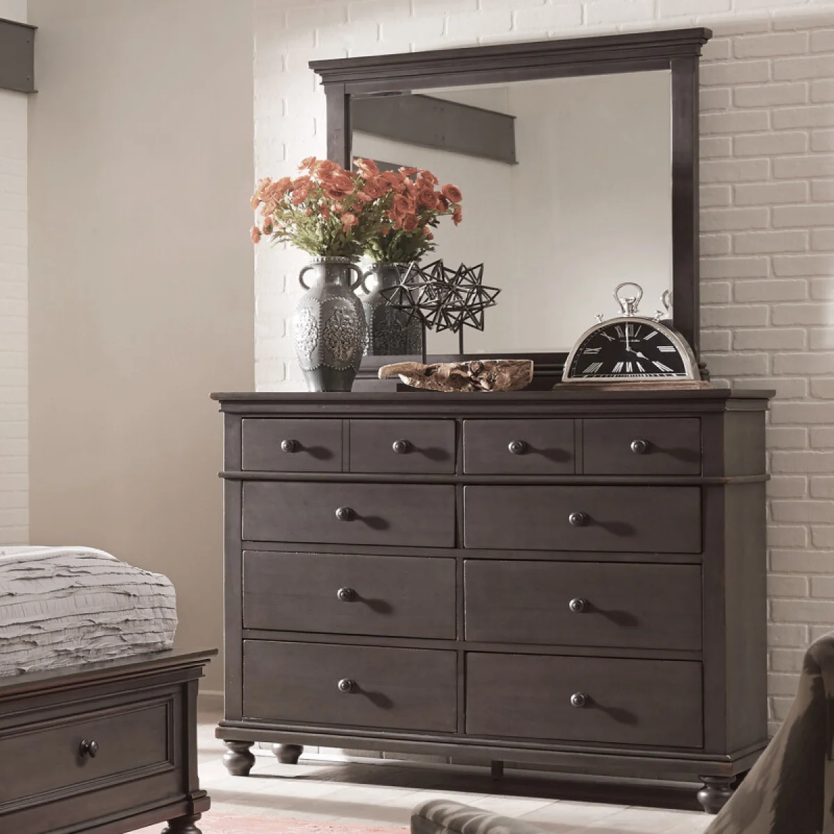 Oxford Landscape Mirror Bedroom Mirrors Aspen Home 7