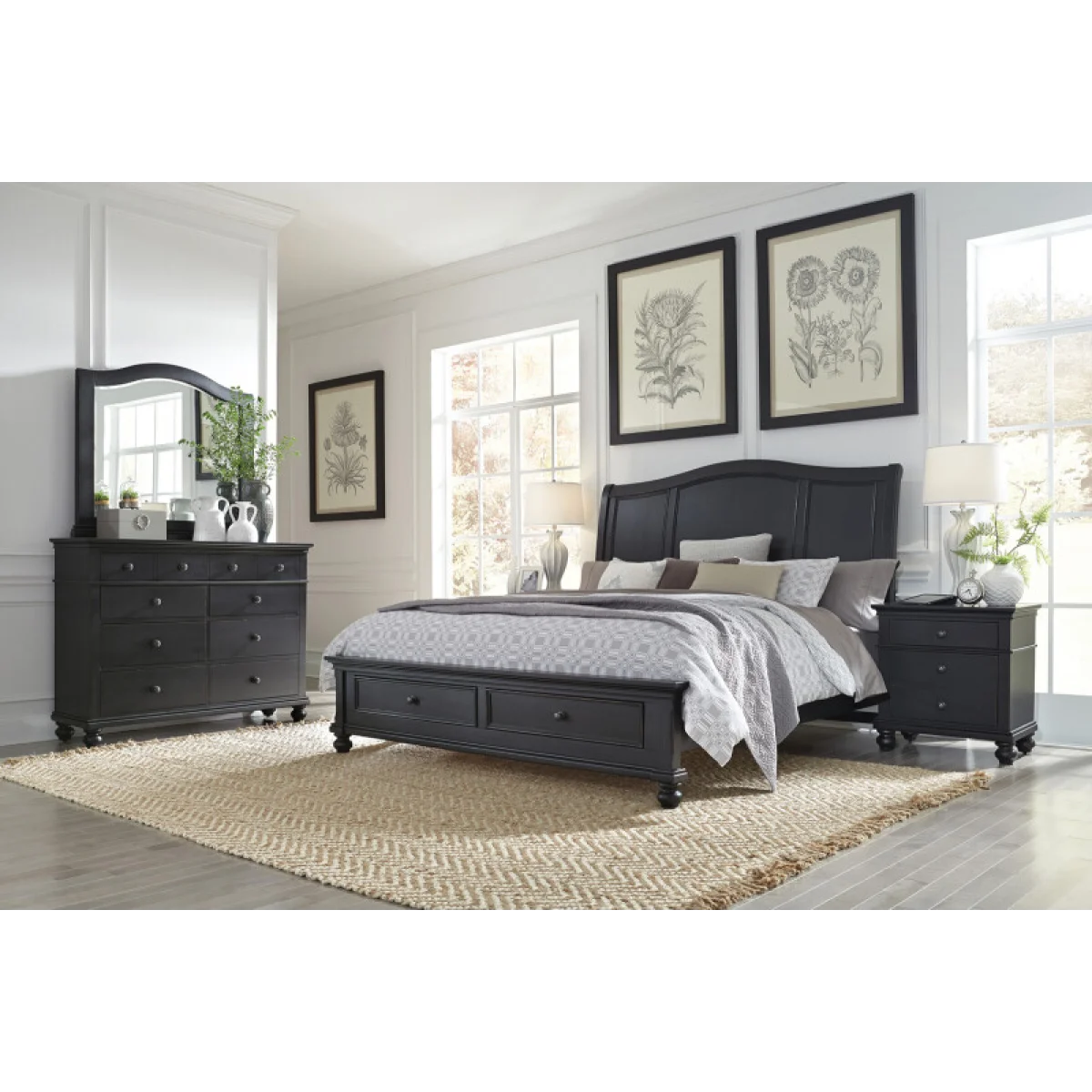 Oxford Arched Mirror Bedroom Mirrors Aspen Home 6