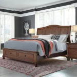 Oxford Sleigh Bed I07BRGRP15 Beds Aspen Home 16