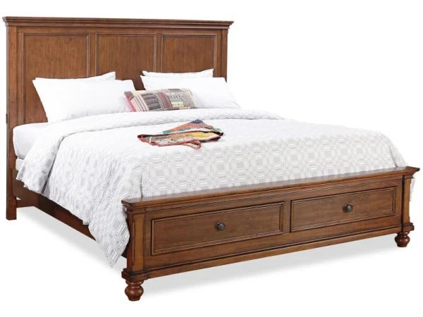 Oxford Panel Bed I07BRGRP21 Beds Aspen Home