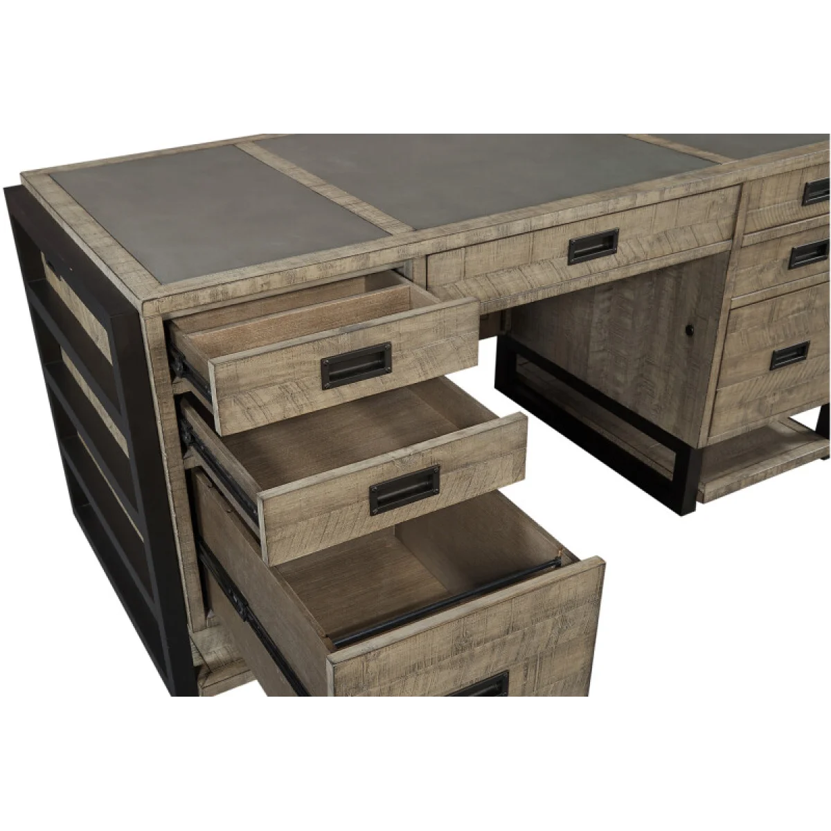 Grayson 66″ Executive Desk Desks Aspen Home 10