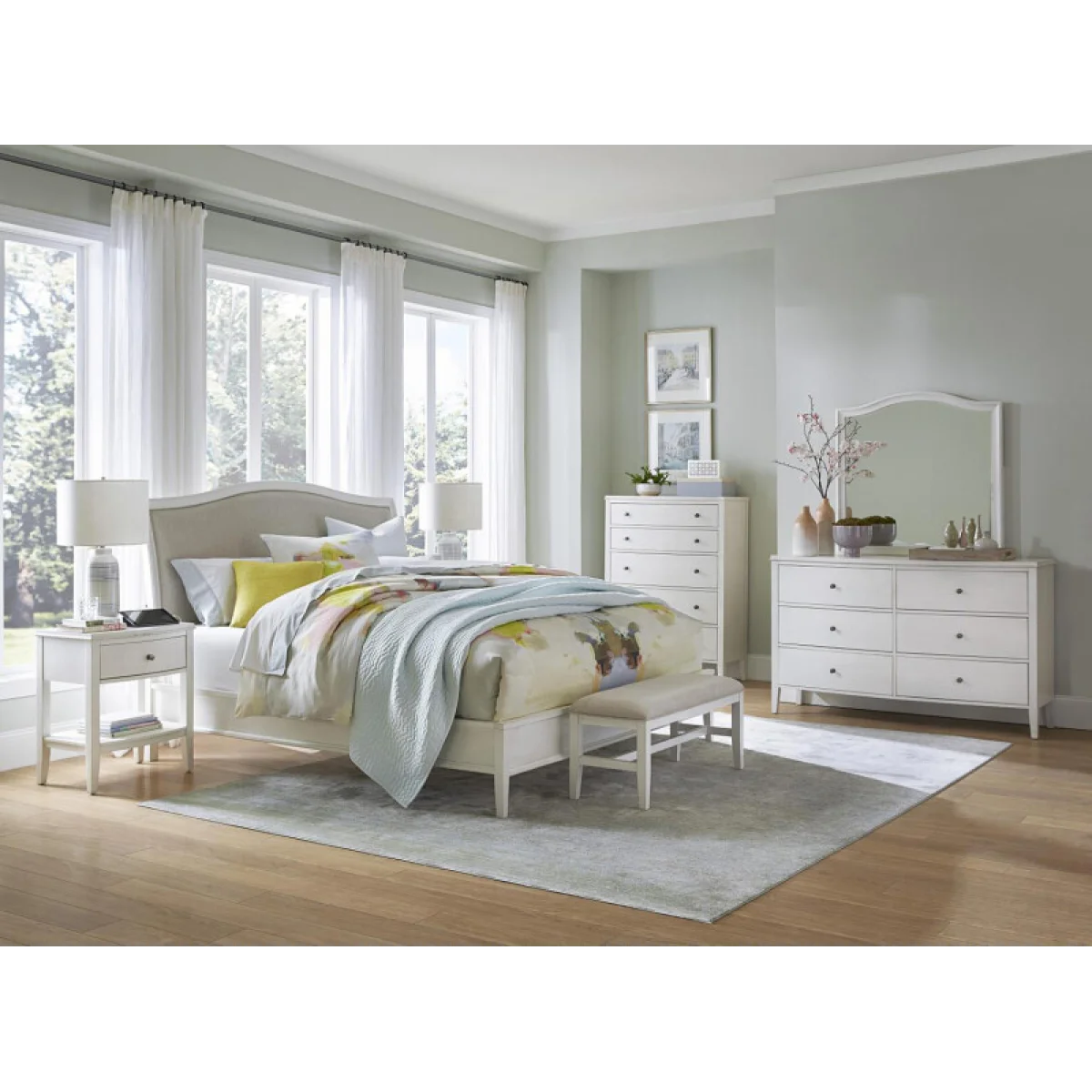 Charlotte Full Uph Hb Bed Parts Aspen Home 12