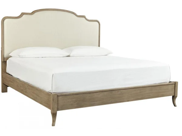 Provence Upholstered Bed I222BRGRP1 Beds Aspen Home