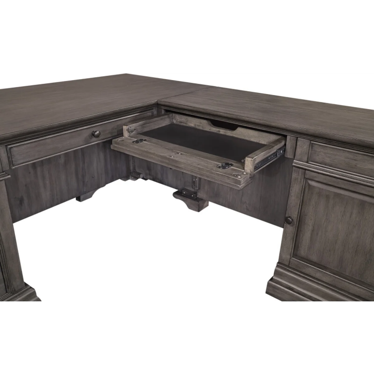 Sinclair 68″ Desk For Return Desks Ash Grey 10
