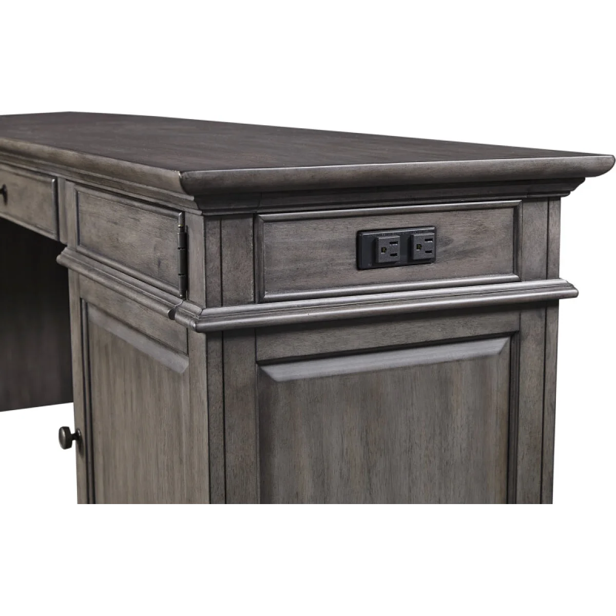 Sinclair 68″ Desk For Return Desks Ash Grey 12