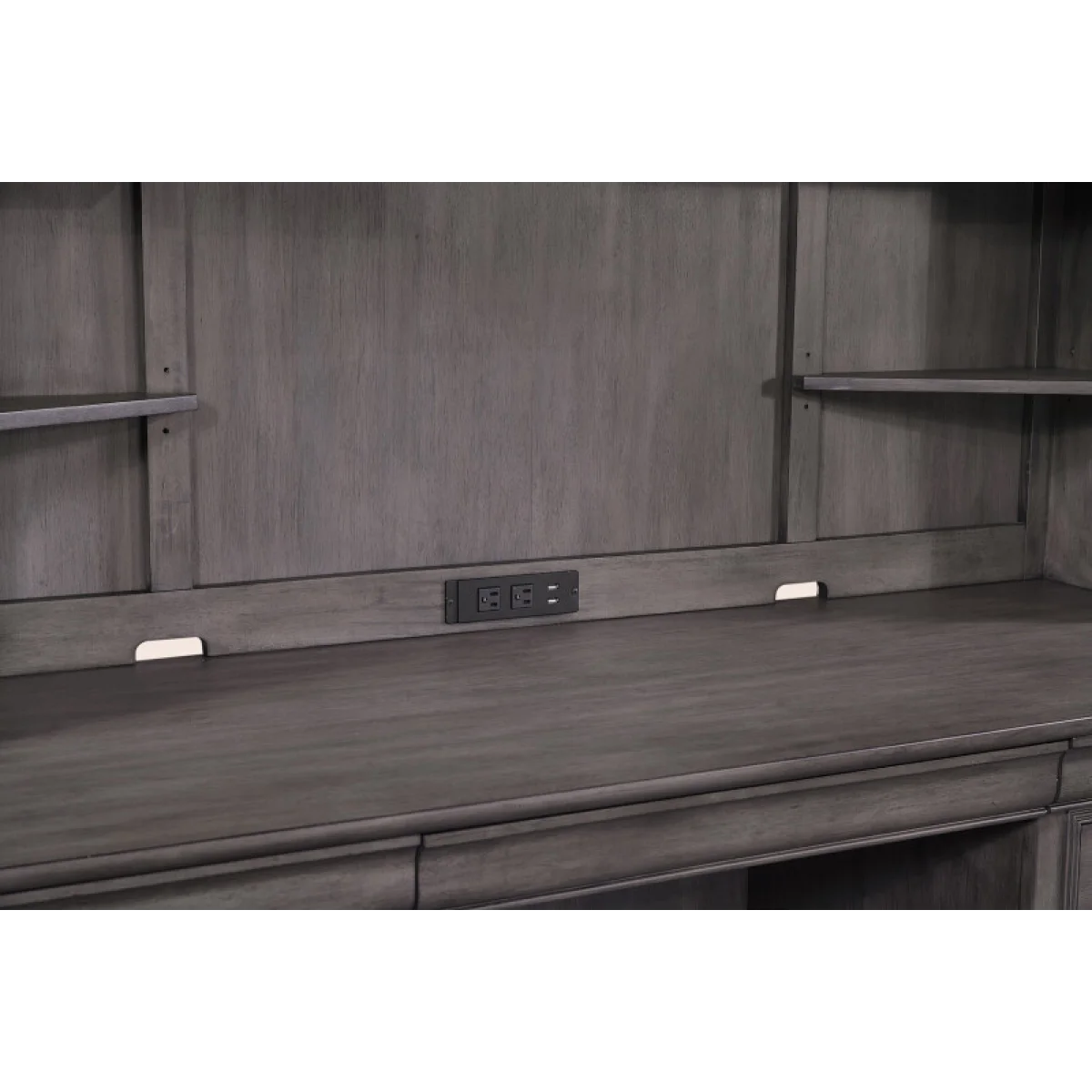 Sinclair 68″ Credenza Desk Desks Ash Grey 10