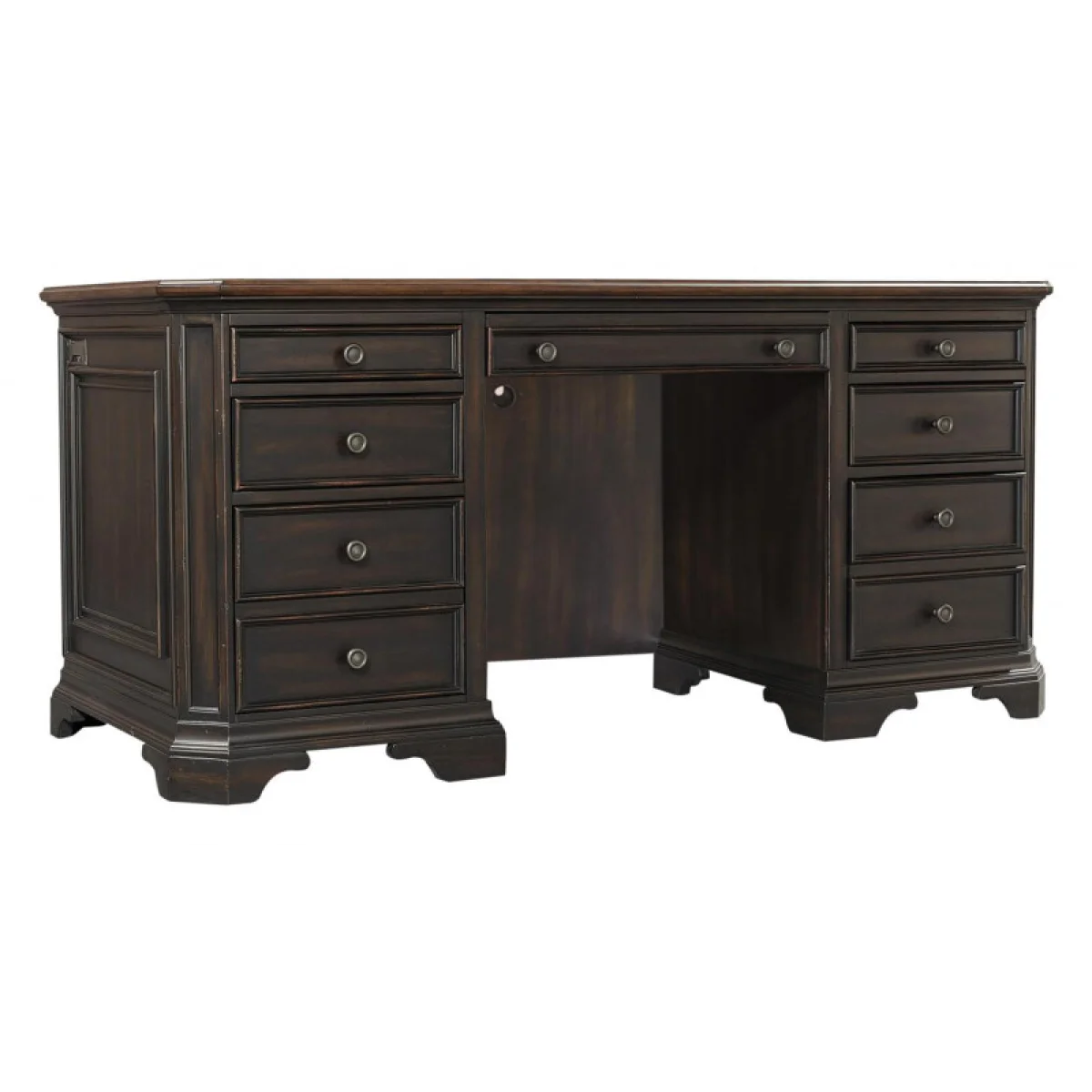 Hampton Credenza Desk Desks Aspen Home 6