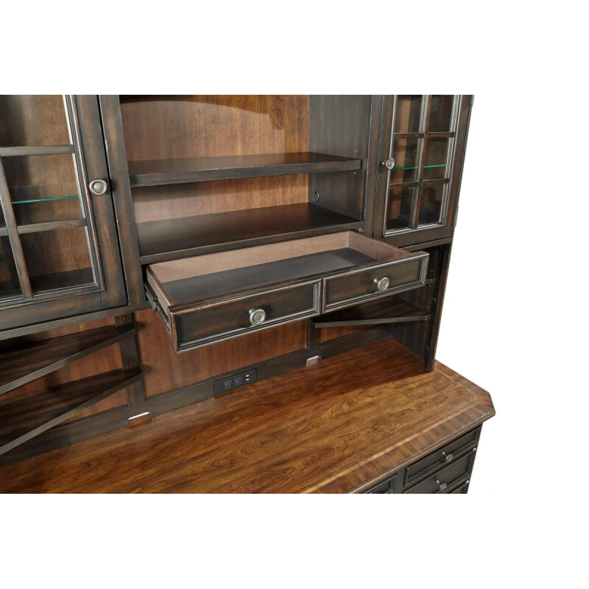 Hampton Credenza Desk Desks Aspen Home 13