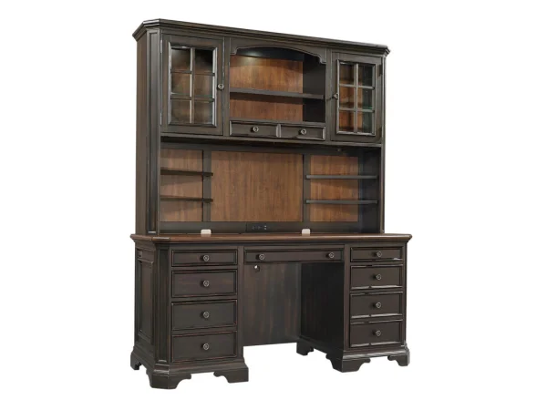 Hampton Credenza Hutch Desks Aspen Home