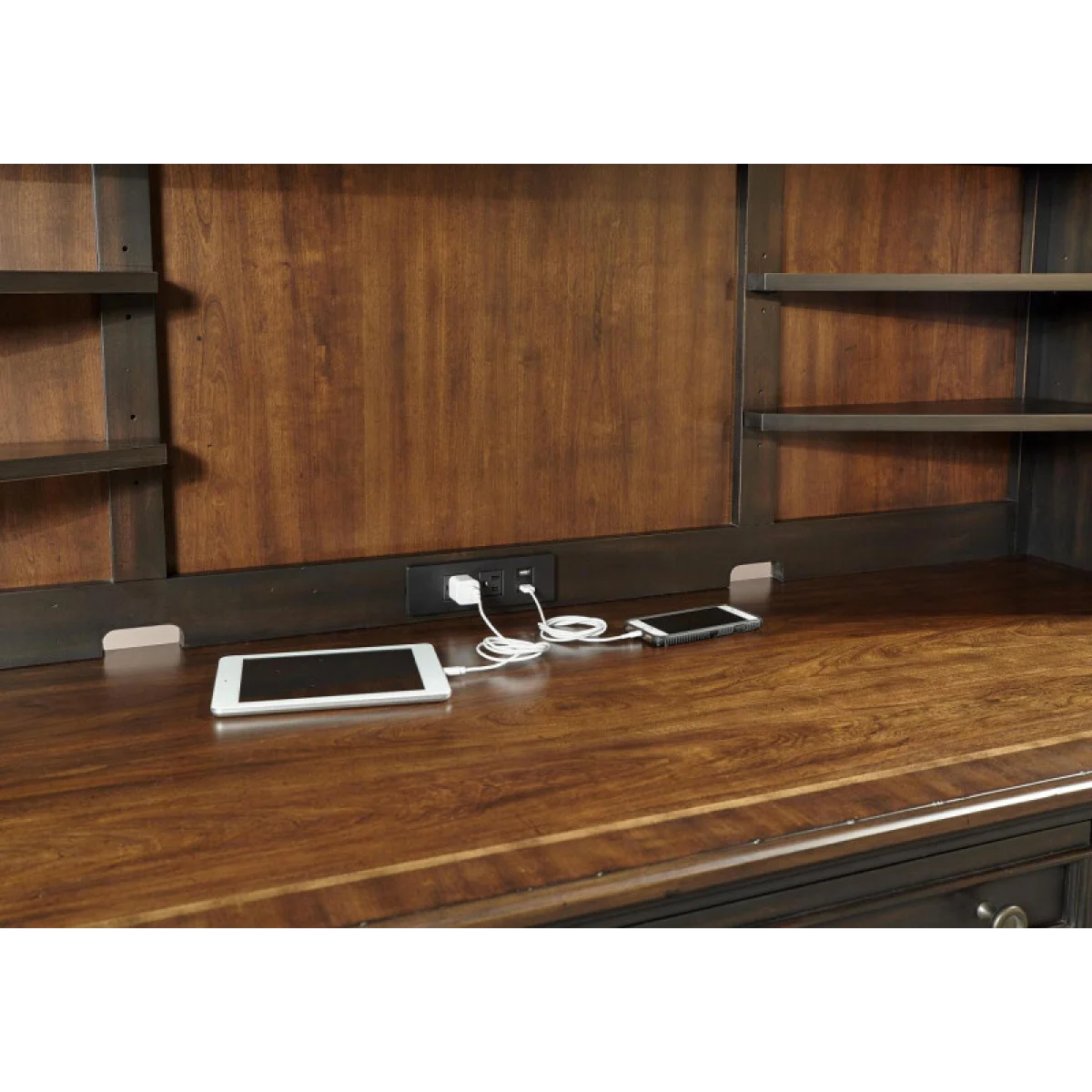 Hampton Credenza Hutch Desks Aspen Home 9