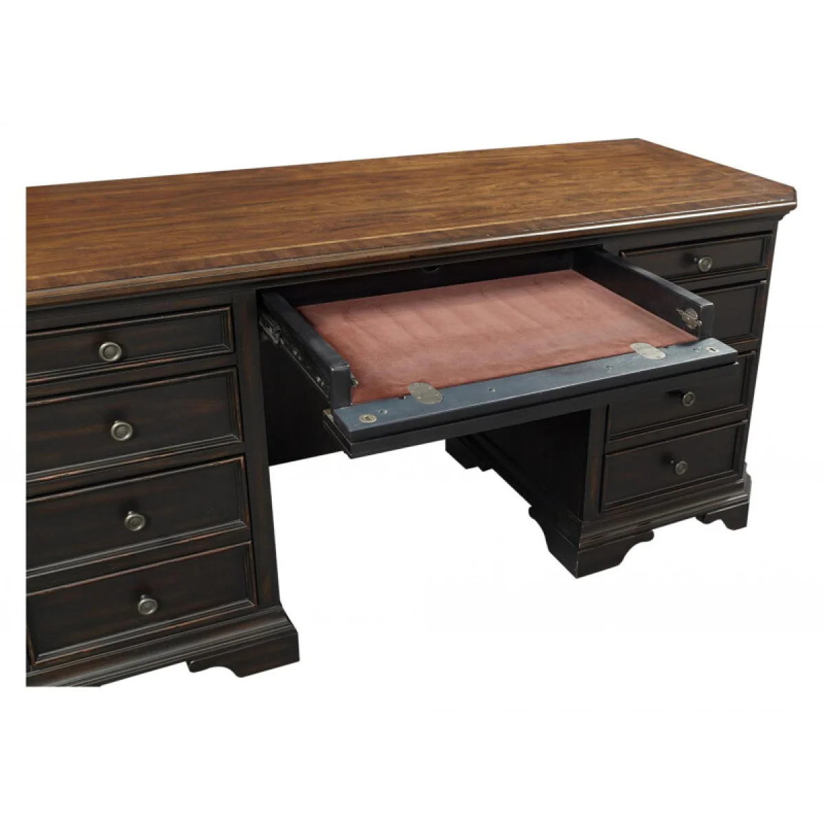 Hampton Credenza Hutch Desks Aspen Home 10