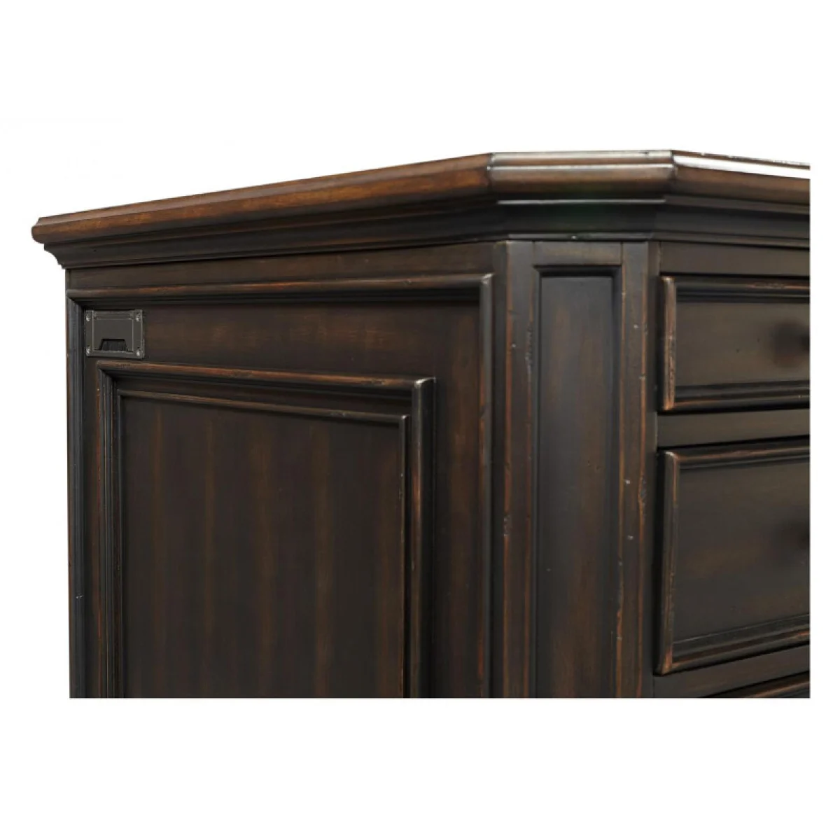 Hampton Credenza Hutch Desks Aspen Home 16