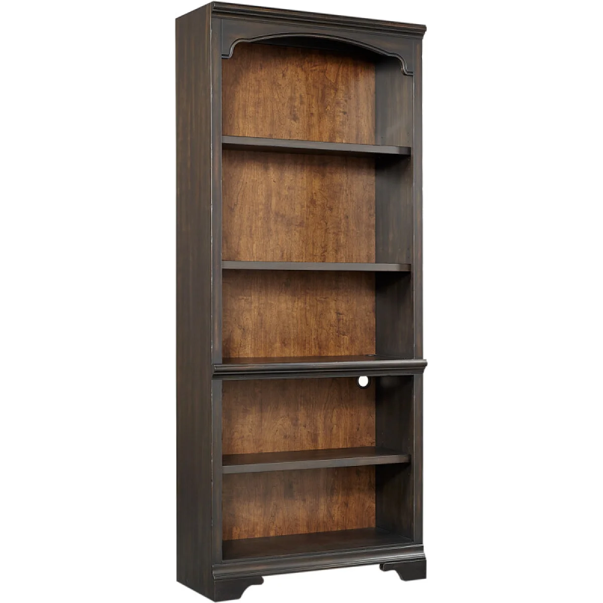 Hampton Open Bookcase Bookcases Aspen Home 4