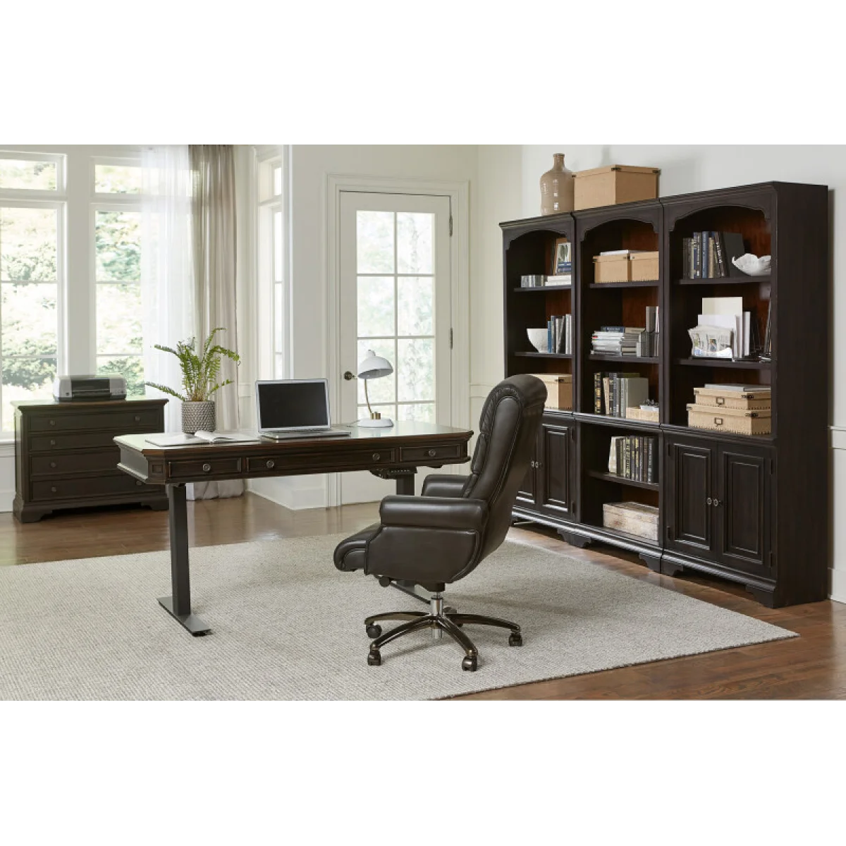 Hampton Open Bookcase Bookcases Aspen Home 8