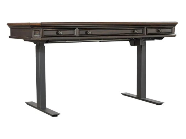 Hampton 62″ Lift Desk I242HOGRP4 Desks Aspen Home