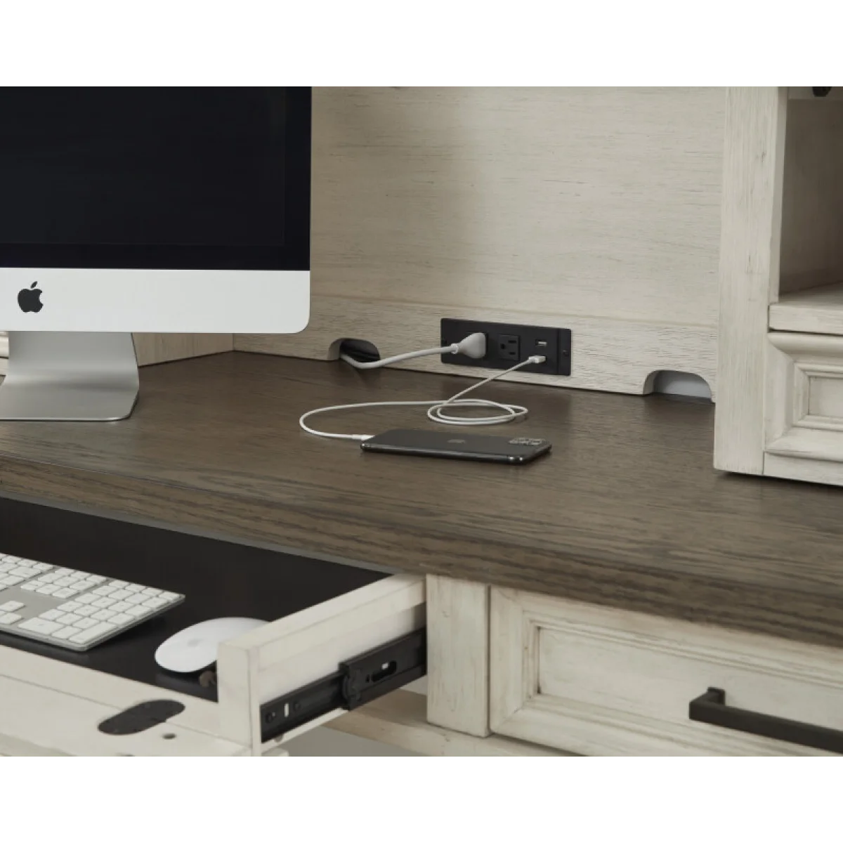 Caraway 48″ Return Desk Desks Aged Ivory 13