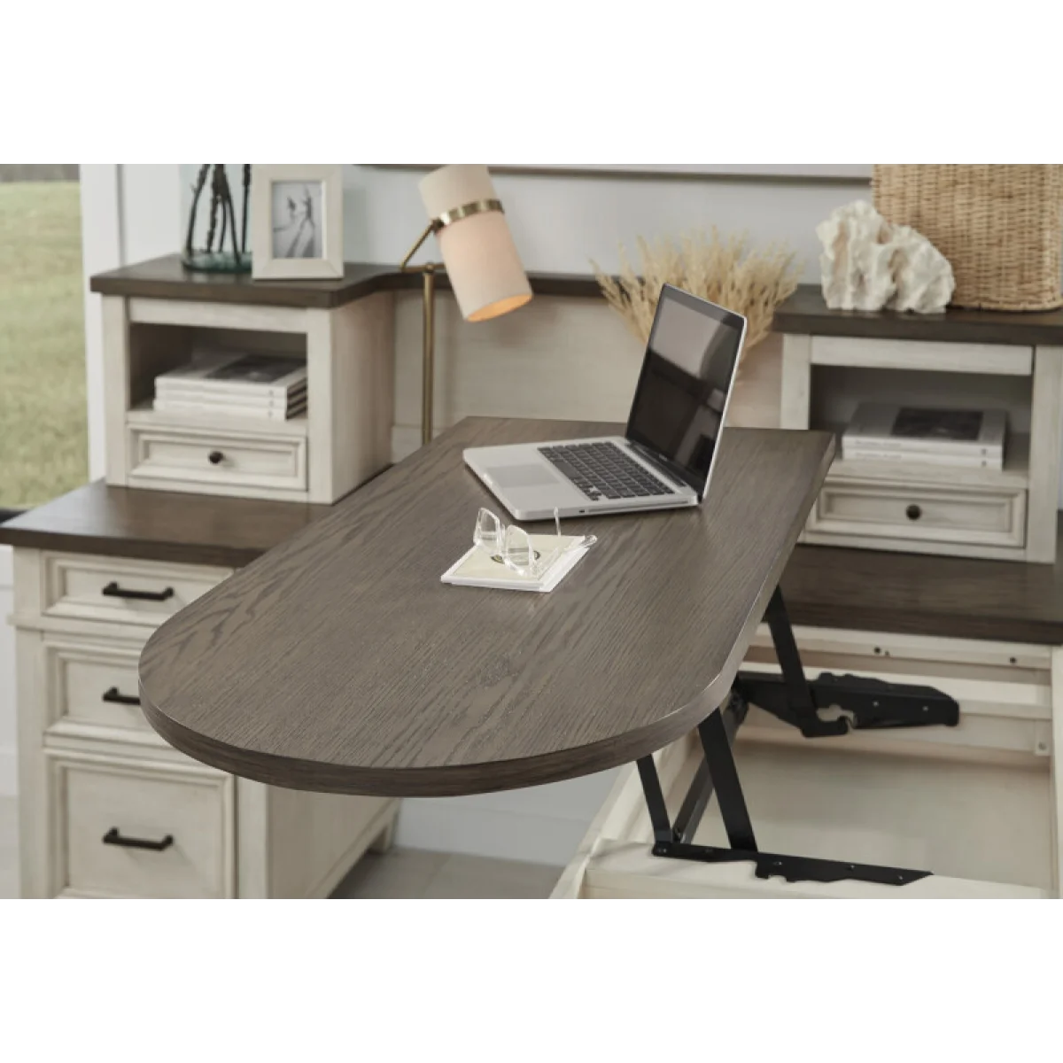 Caraway 48″ Return Desk Desks Aged Ivory 6