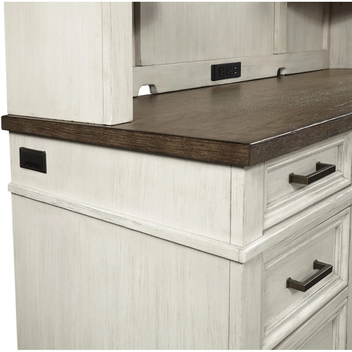 Caraway Credenza Desk Desks Aged Ivory 13