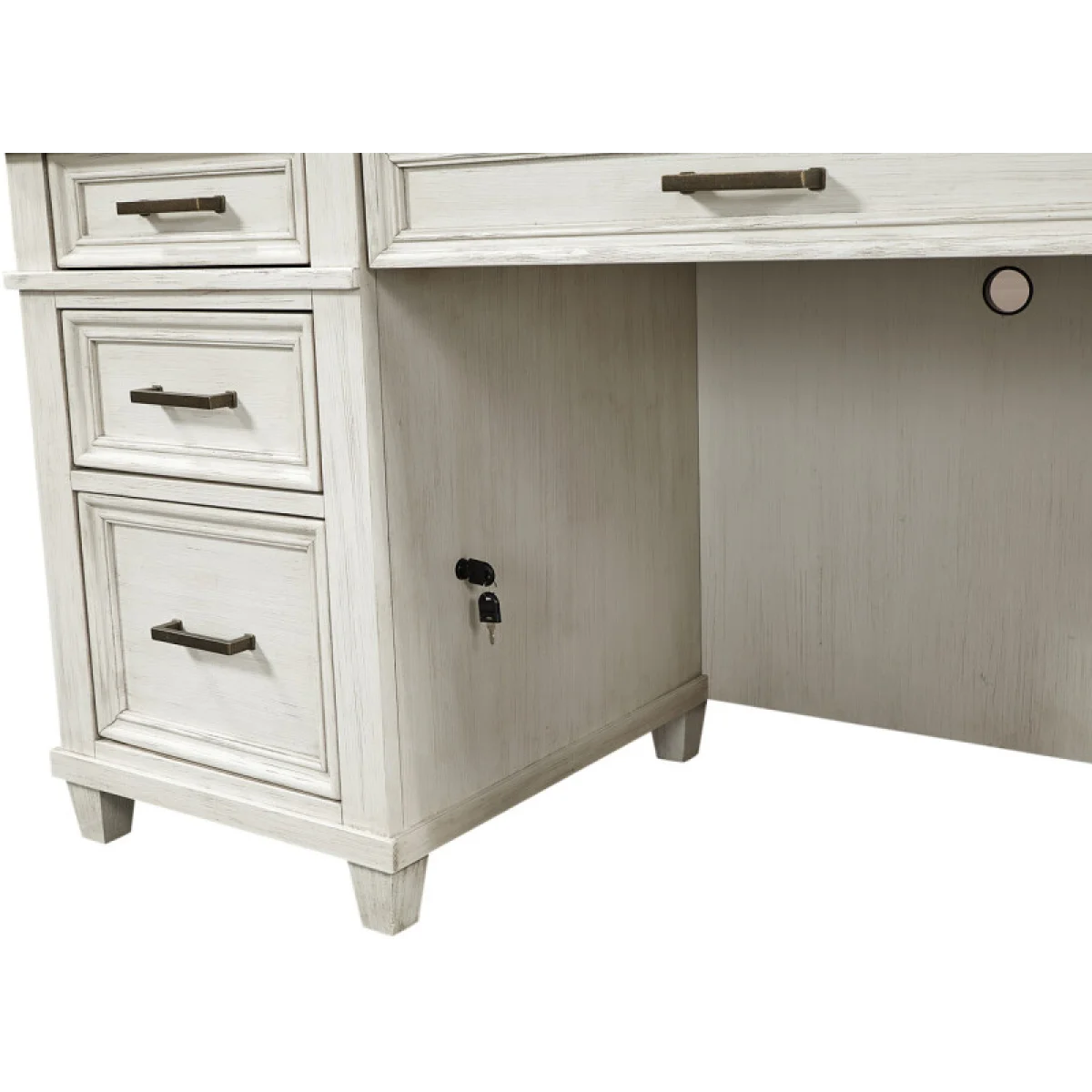 Caraway Credenza Desk Desks Aged Ivory 18
