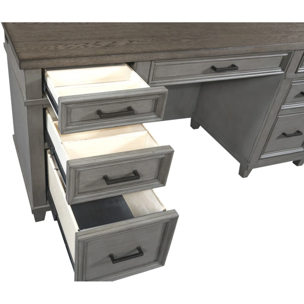 Caraway Credenza Desk Desks Aged Slate 9