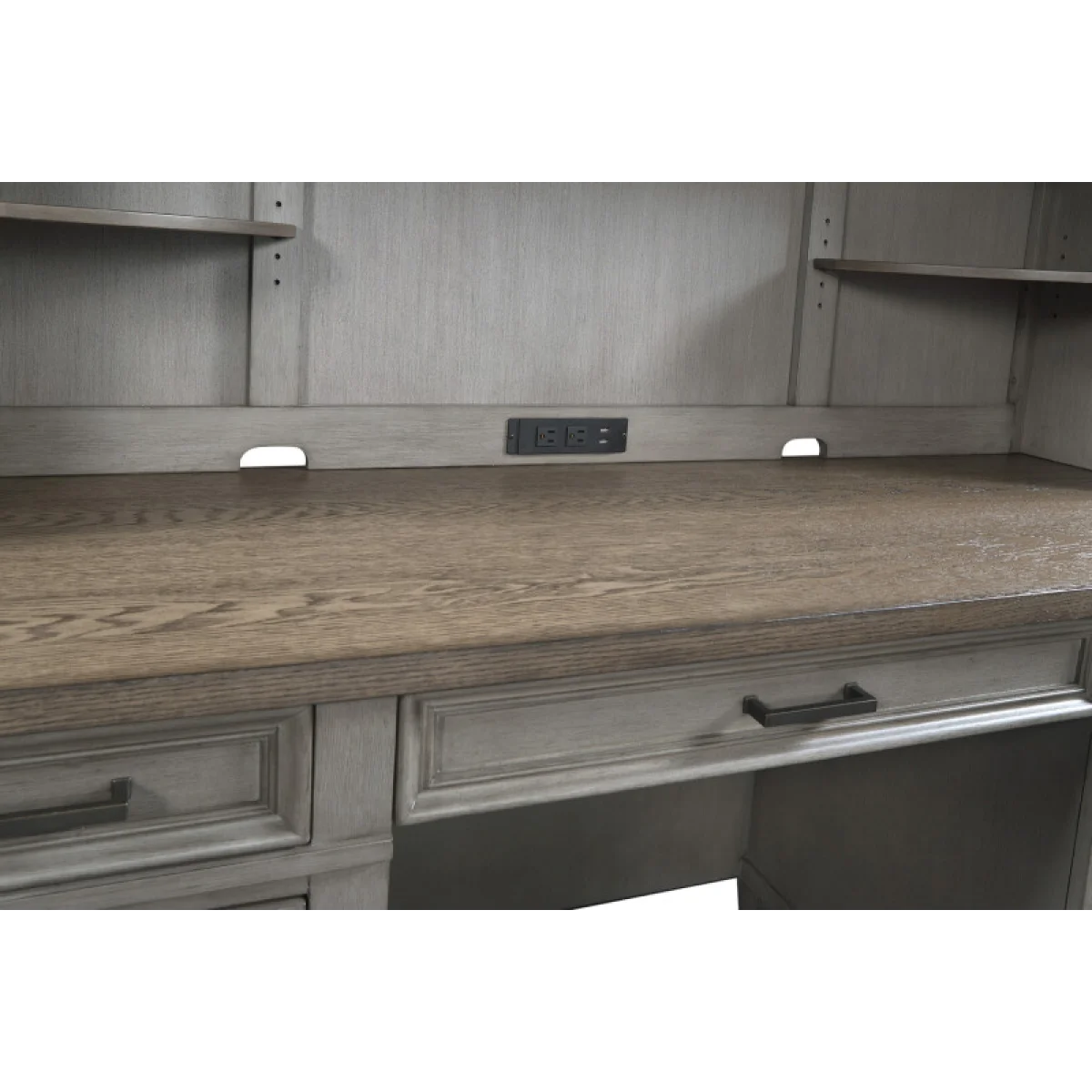 Caraway Credenza Hutch Desks Aged Slate 14