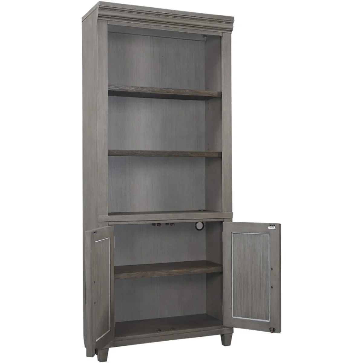 Caraway Door Bookcase Bookcases Aged Slate 7