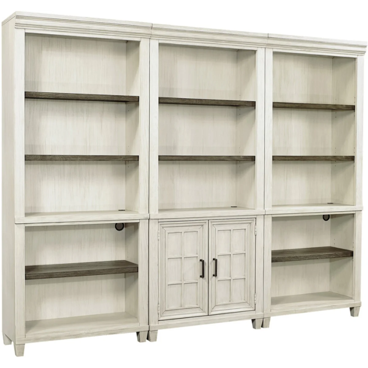 Caraway Open Bookcase Bookcases Aged Ivory 10