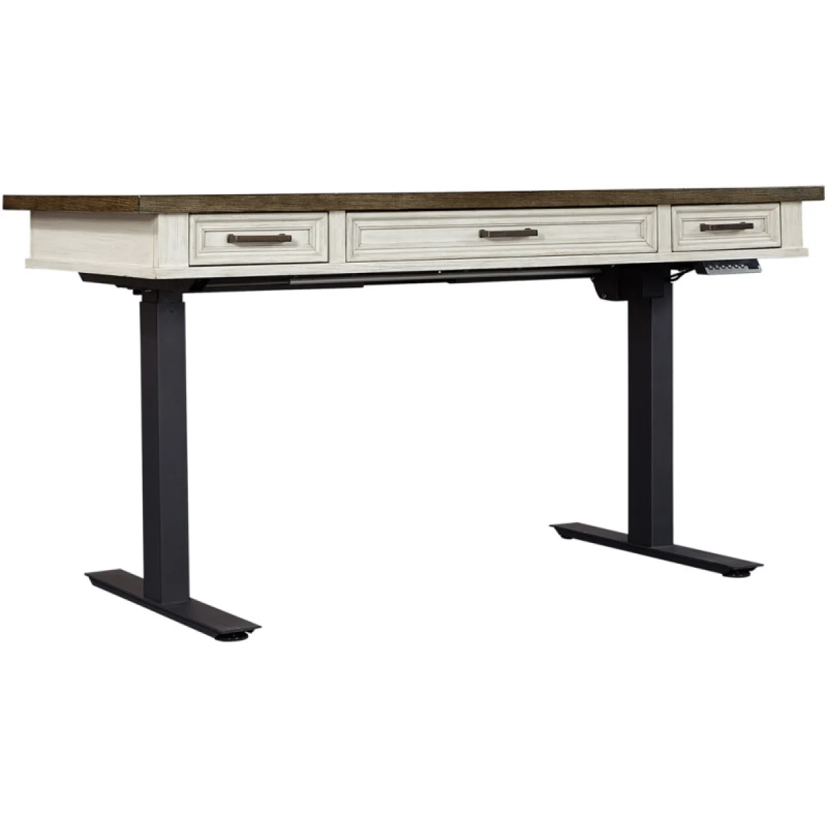 Caraway 60″ Adj. Lift Desk Top (for Iuab-301-2) Desks Aged Ivory 4
