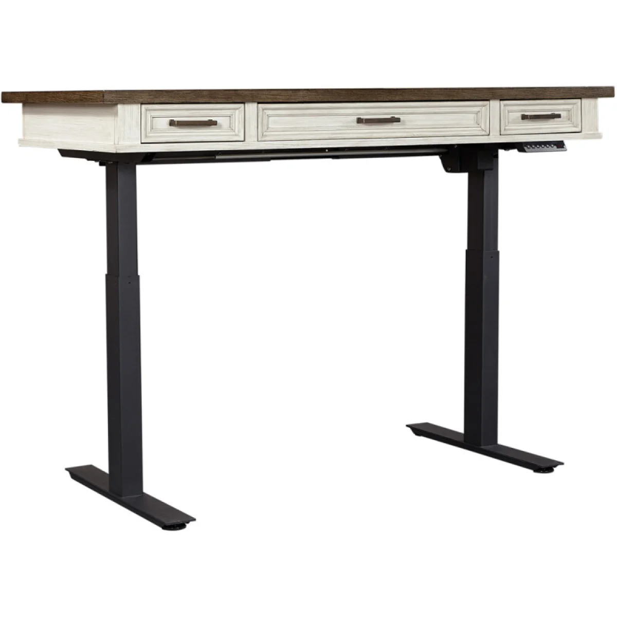 Caraway 60″ Adj. Lift Desk Top (for Iuab-301-2) Desks Aged Ivory 6