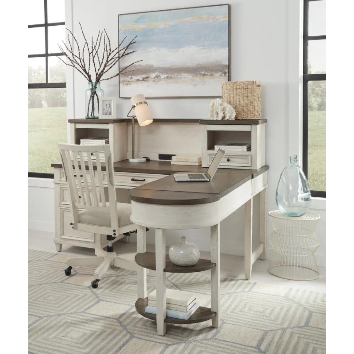 Caraway Office Chair Office Chairs Aged Ivory 6