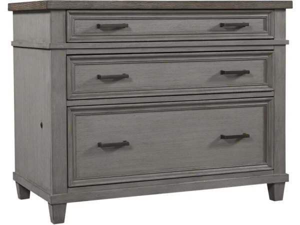 Caraway Lateral File Office Storage Aged Slate