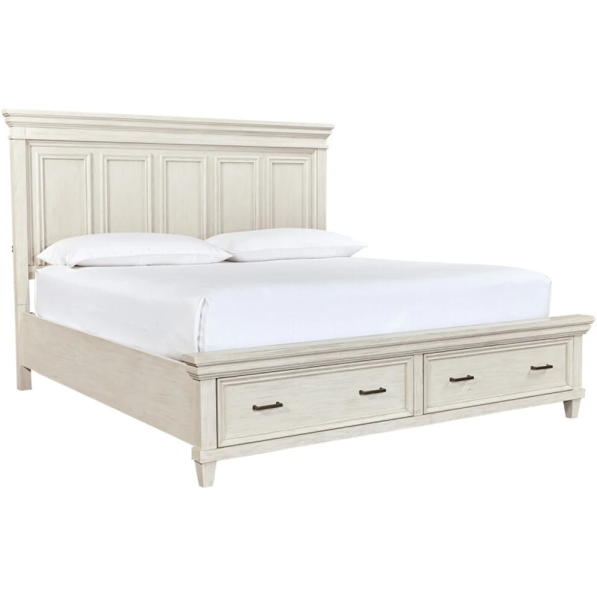 Caraway Queen Estate Hb Bed Parts Aged Ivory 4