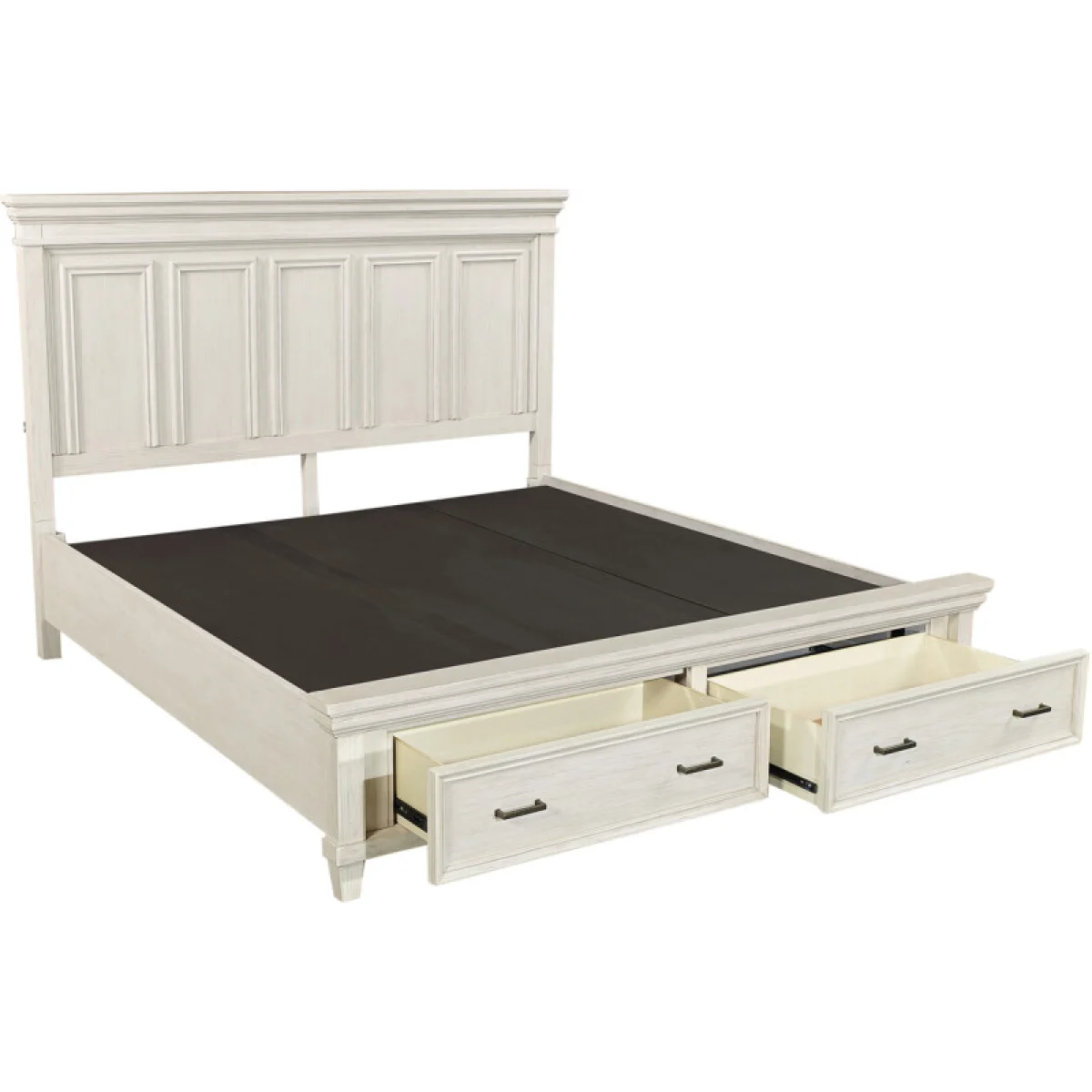 Caraway King Estate Hb Bed Parts Aged Ivory 19