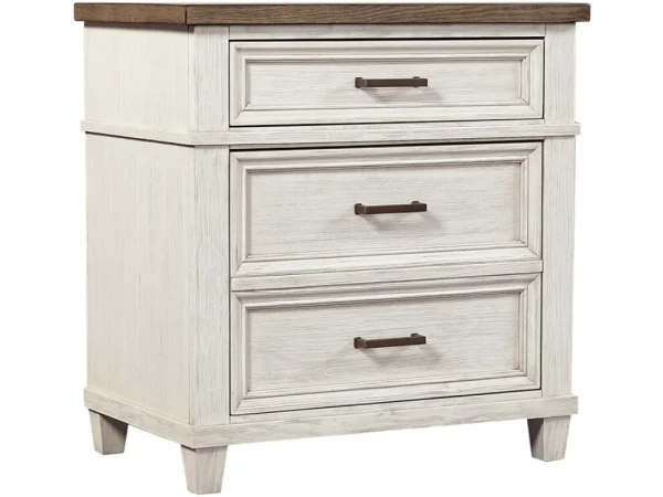 Caraway 2 Drawer Ns Nightstands Aged Ivory