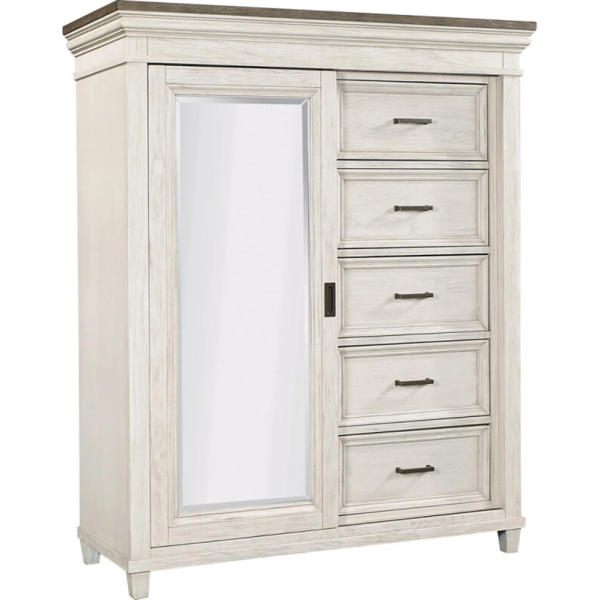 Caraway Sliding Door Chest Chests Aged Ivory 12